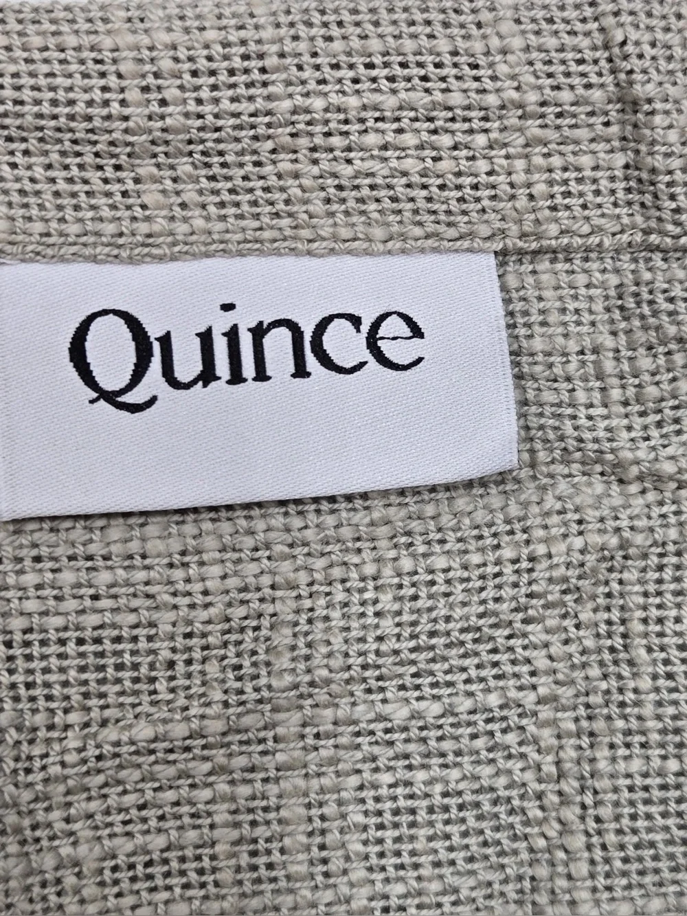 NWT QUINCE Set Of 4 48x84 Cotton Sheer Curtains Grey 0837